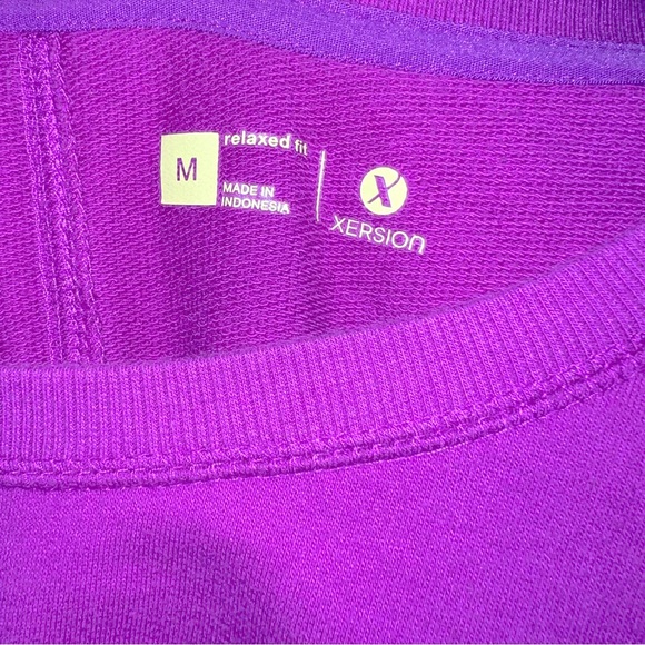Medium Purple Tunic Active Ware Sweater - Picture 4 of 8
